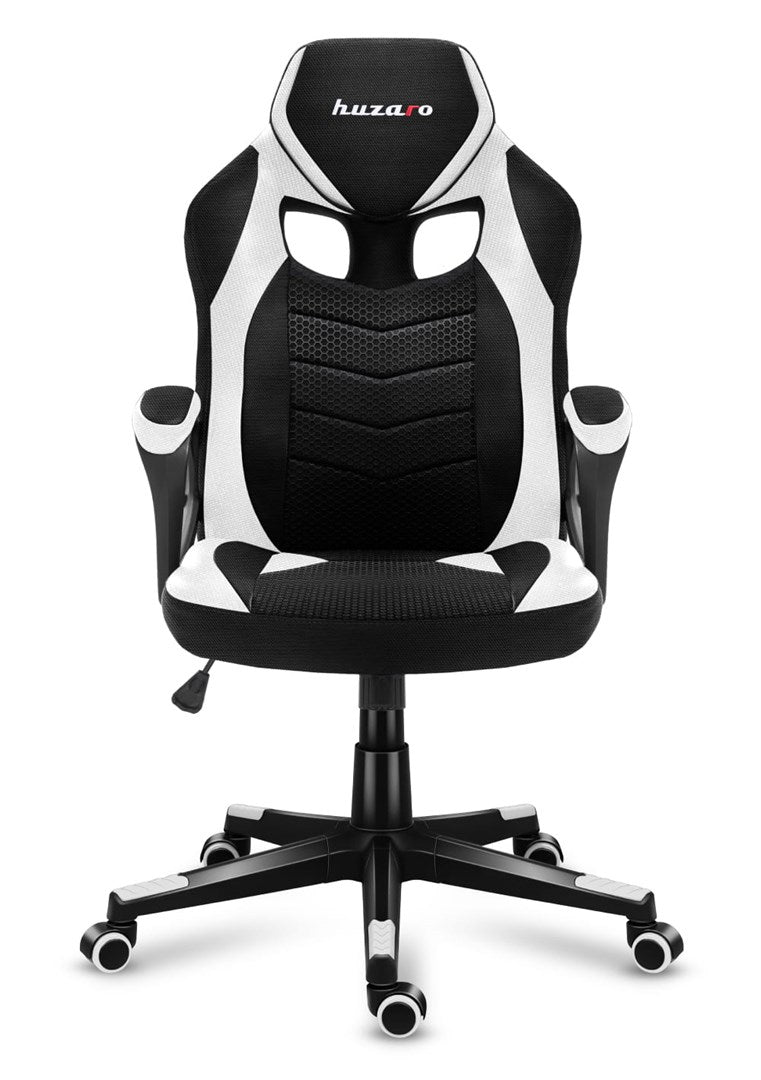 Chaise de jeu HUZARO FORCE 2.5 MESH BLANC