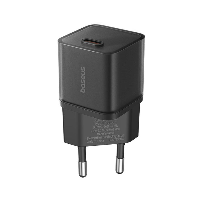 Baseus GAN5S P10162503113-00 Mains Charger PD 20 W Black