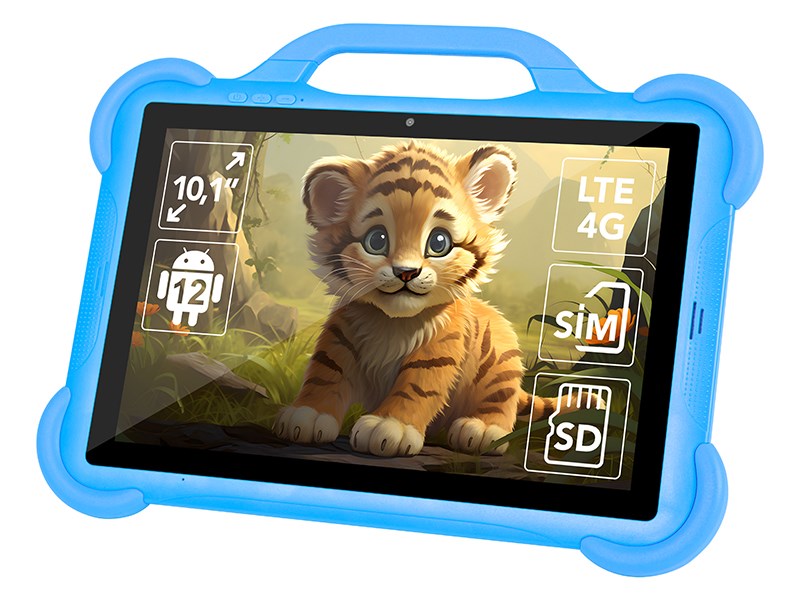 Tablette KidsTAB10 4G BLOW 4/64Go bleue + étui