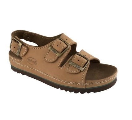 Scholl Air Bag Rückenriemen Bequeme Sandalen Braun 36