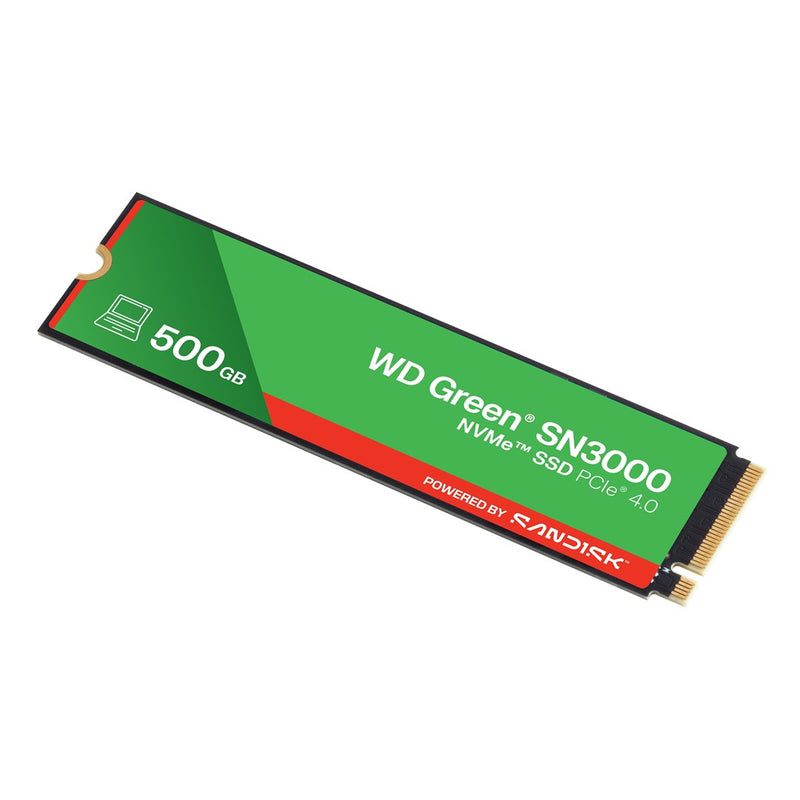 WD Green SN3000 WDS500G4G0E-00CPS0 - SSD - 500 GB - internal - M.2 2280 - PCIe 4.0 x4 (NVMe)