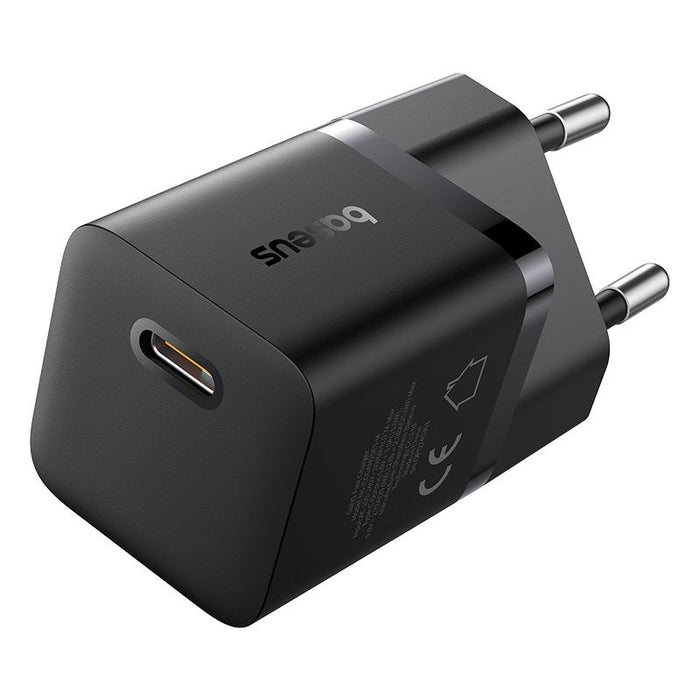 Baseus P10110909113-01 USB-C GaN5 mini 25W mains charger Black