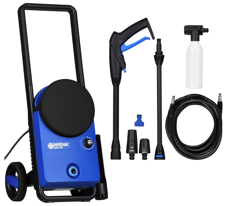 Nilfisk Core 130-6 PowerControl - EU pressure washer Upright Electric 462 l/h Black, Blue