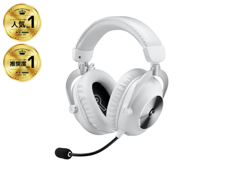 Logitech G 981-001269 headphones/headset Wireless Head-band Gaming Bluetooth White