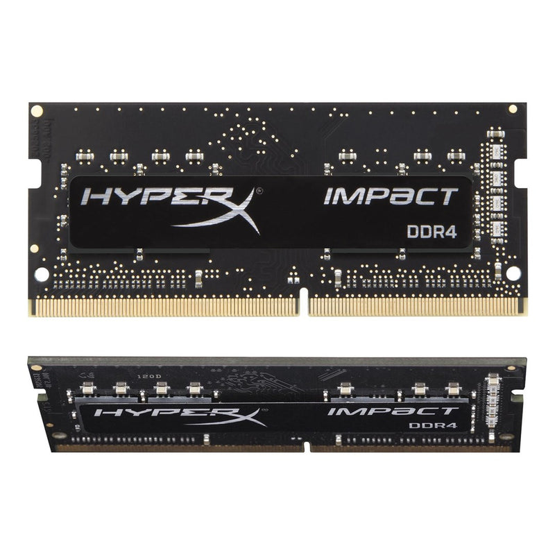 Kingston FURY Impact - DDR4 - kit - 32 GB: 2 x 16 GB - SO-DIMM 260-pin - 3200 MT/s / PC4-25600 - CL20 - 1.2 V - unbuffered - non-ECC - black