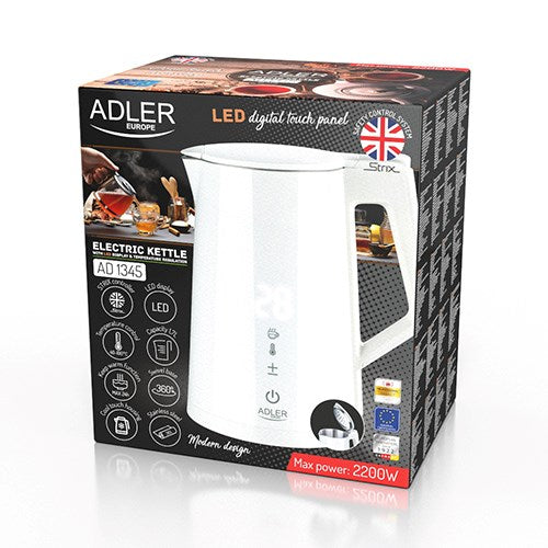ADLER AD 1345W WASSERKOCHER WEISS