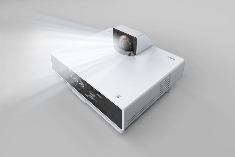Epson EB-800F - 3LCD projector - 5000 lumens (white) - 5000 lumens (colour) - Full HD (1920 x 1080) - 16:9 - 1080p - ultra short-throw lens - LAN - wh