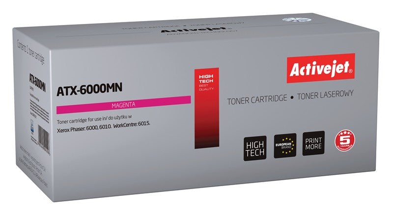 Activejet ATX-6000MN Toner (replacement for Xerox 106R01632; Supreme; 1000 pages; magenta)