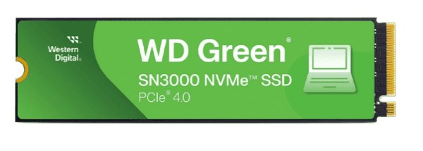Western Digital Green WD ™ SN3000 NVMe™ SSD POWERED BY SANDISK 2 TB