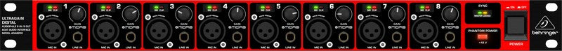 Behringer ADA8200 - 8 channel audio converter, 10 - 24000 Hz