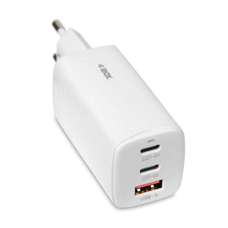 iBOX C-65 White, GaN 65W Universal-Ladegerät