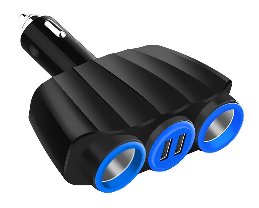 Vakoss TP-3268K 2xUSB Cigarette Lighter Socket Splitter