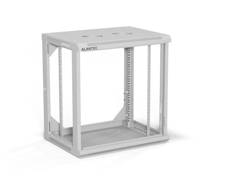ALANTEC Racking cabinet 19" 12U 600x450, Grey FLAT PACK