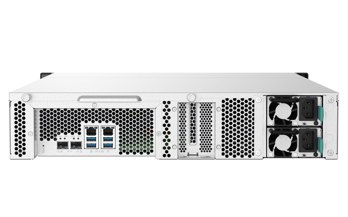 QNAP TS-1232PXU-RP NAS Rack (2U) Annapurna Labs AL324 4 GB DDR4 0 TB QNAP QTS Black