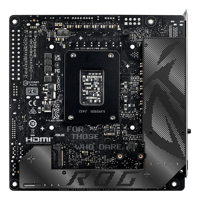 ASUS ROG STRIX B860-I GAMING WIFI - Motherboard - mini ITX - LGA1851 Socket - B860 Chipset - USB4, USB 3.2 Gen 2, USB-C 3.2 Gen 2x2, USB 3.2 Gen 1 - W
