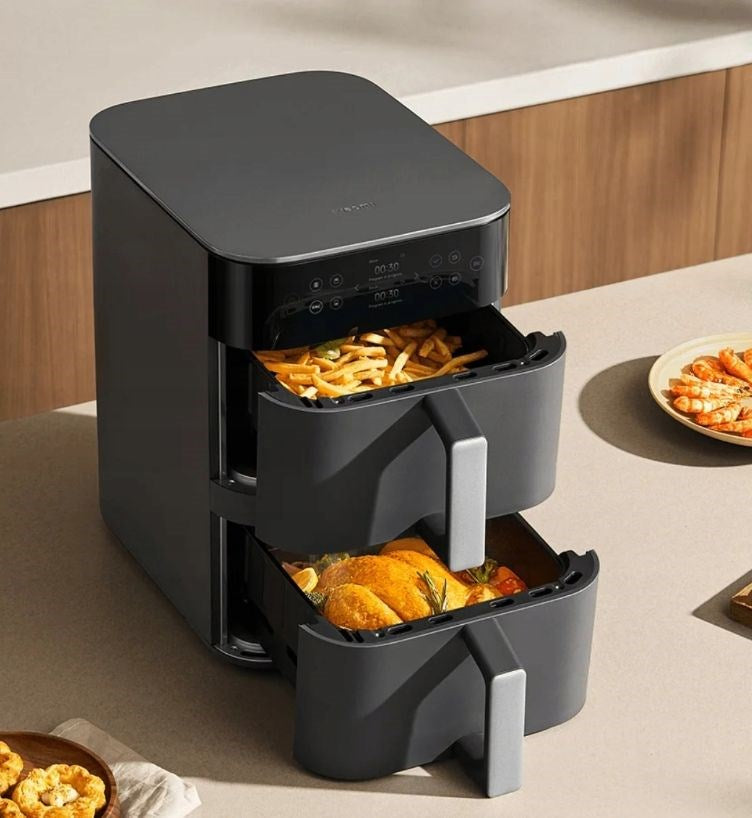 Xiaomi Smart Double Stack Air Fryer 12L Stand-alone 2800 W Hot air fryer Black