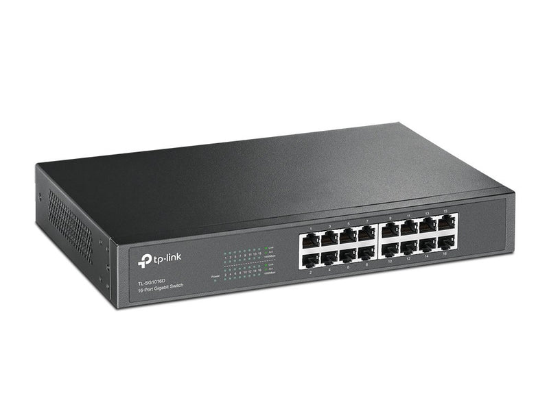 Commutateur réseau TP-Link 16 ports Gigabit de bureau/montable en rack