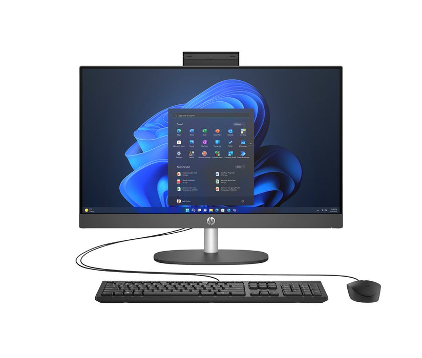 HP ProOne 240 G10 AIO i5-1335U 23.8"FHD IPS 250nits AG 8GB DDR4 3200 SSD256 UHD W11Pro Bia?y 3Y OnSite