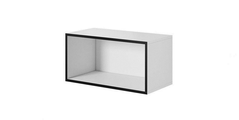Cama living room furniture set ROCO 15 (RO4+2xRO3+2xRO6) white/black/white