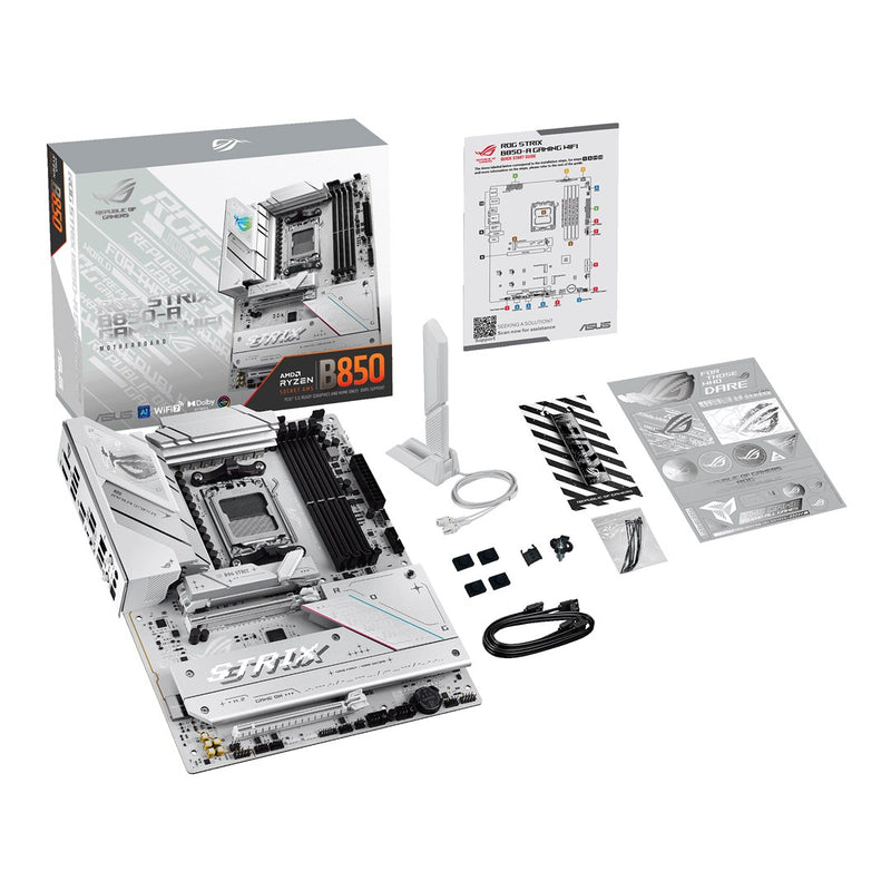 ASUS ROG STRIX B850-A GAMING WIFI - Motherboard - ATX - Socket AM5 - AMD B850 Chipset - USB-C 3.2 Gen 2x2, USB-C 3.2 Gen2, USB 3.2 Gen 2, USB 3.2 Gen
