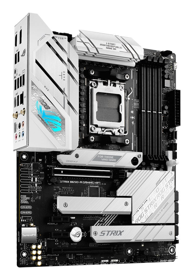 ASUS ROG STRIX B650-A GAMING WIFI - Motherboard - ATX - Socket AM5 - AMD B650 Chipset - USB-C 3.2 Gen 2x2, USB-C 3.2 Gen2, USB 3.2 Gen 2, USB 3.2 Gen