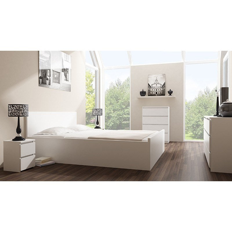 Topeshop M6 140 BIEL 2X3 Kommode