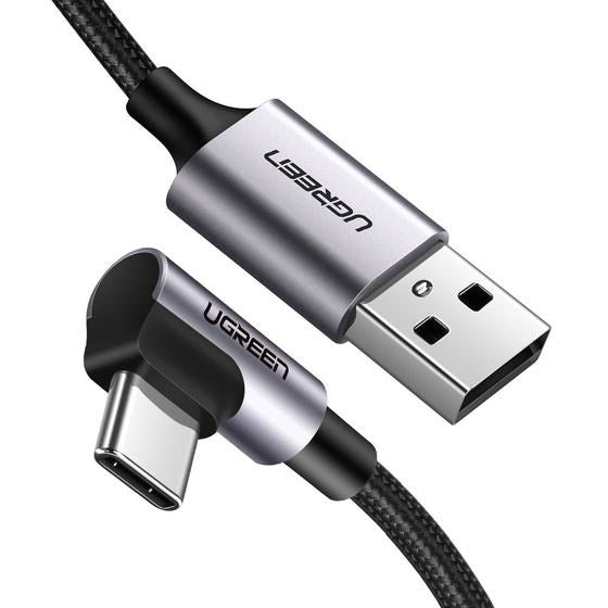 Ugreen 50940 USB cable USB 2.0 1 m USB A USB C Black, Silver