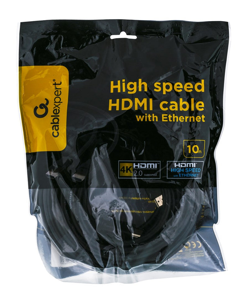 Gembird 10m HDMI M/M HDMI cable HDMI Type A (Standard) Black
