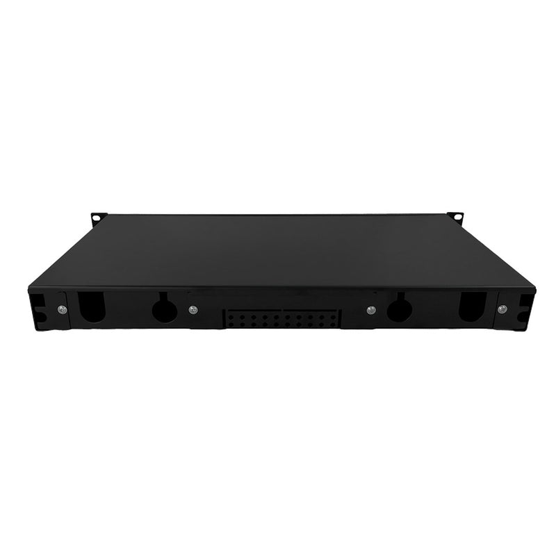 Alantec 12xSC simplex / 12xLC duplex 19" 1HE Teleskop-LWL-Patchpanel mit Montagezubehör