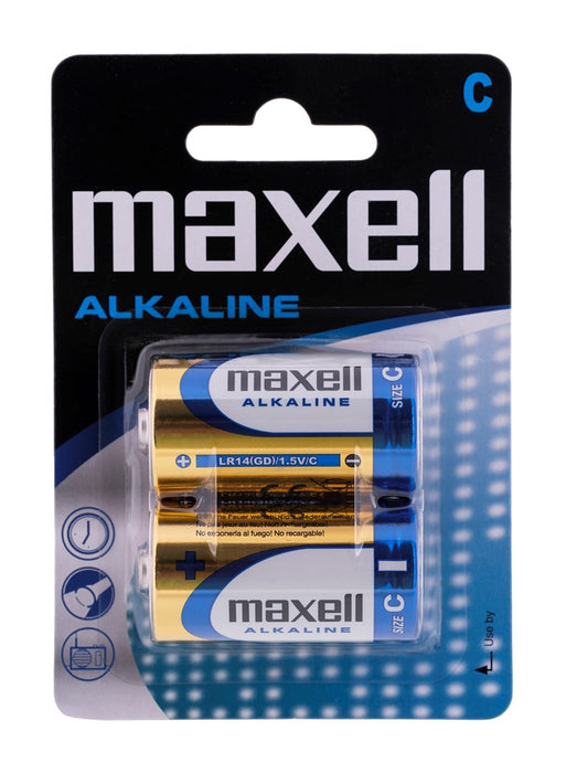MAXELL battery alkaline LR14, 2 pcs.
