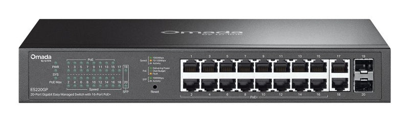 TP-Link ES220GP Omada Gigabit Easy PoE Switch