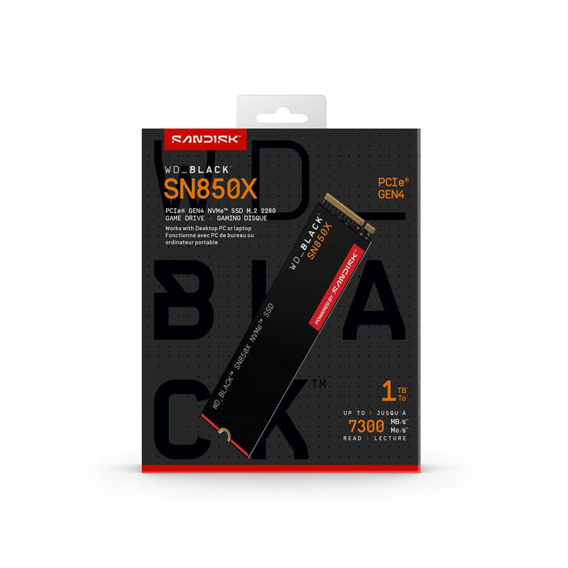 Western Digital Black WD_BLACK SN850X NVMe 1 TB M.2 PCI Express 4.0