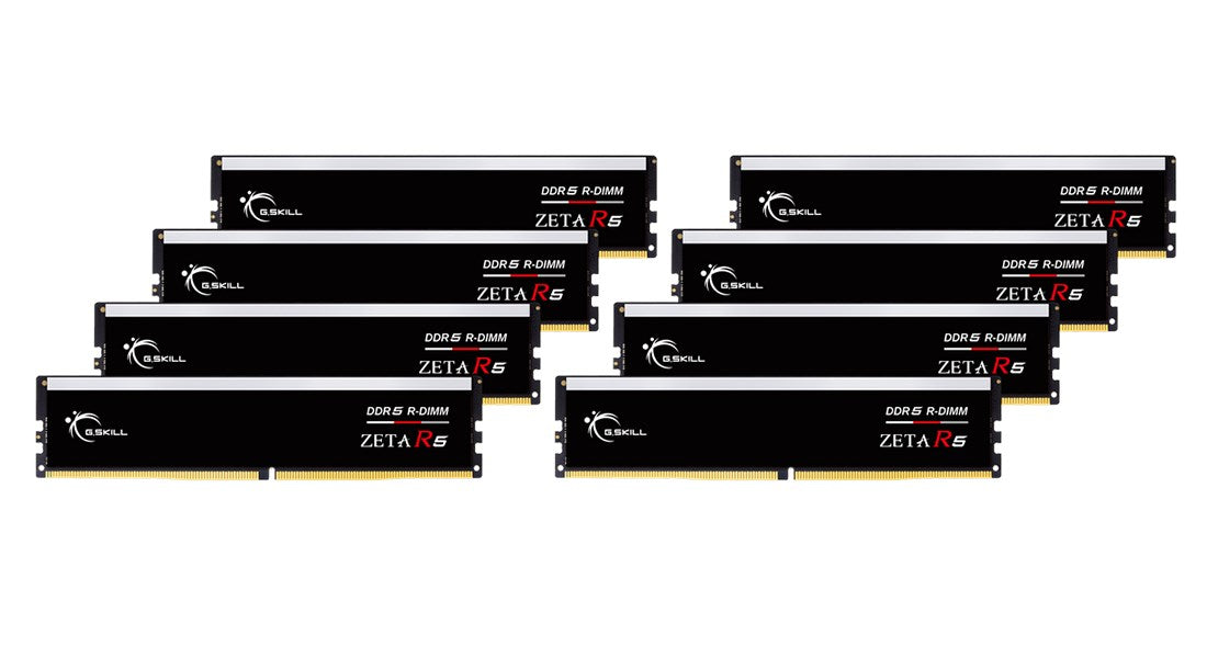 G.Skill Zeta R5 F5-6000R3036G32GE8-ZR5K memory module 256 GB 8 x 32 GB DDR5 6000 MT/s 288-pin DIMM ECC