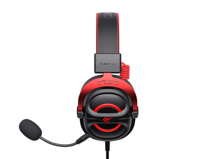 Havit H2002E Pro Headset Kabelgebundenes Kopfband Gaming Schwarz, Rot