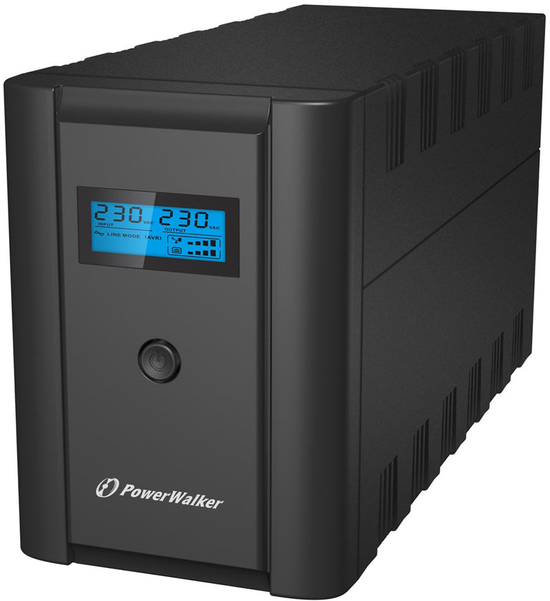 PowerWalker VI 2200 LCD/FR 2.2 kVA 1200 W 4 AC-Ausgang/Ausgänge