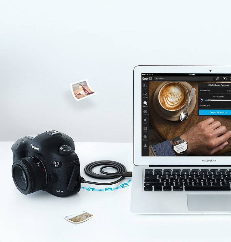Ugreen USB cable - mini USB 480 Mbps 2m US132 (black)
