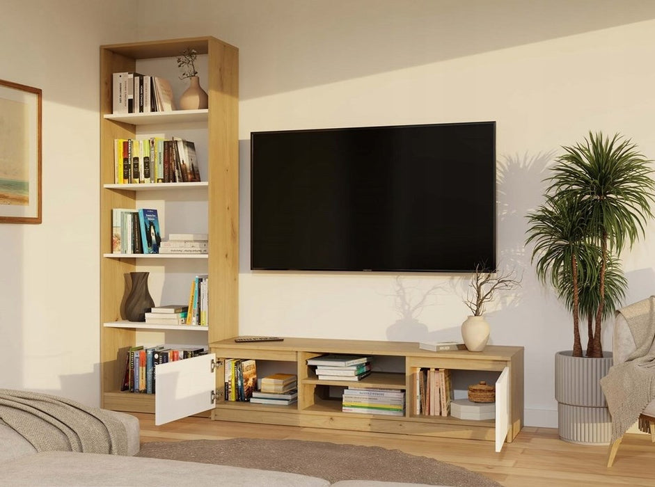 RTV 140 MALWA OAK ARTISAN/WHITE
