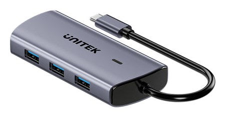 UNITEK D1113CGY01 interface hub 2 x USB 3.2 Gen 2 (3.1 Gen 2) Type-C 1000 Mbit/s Grey