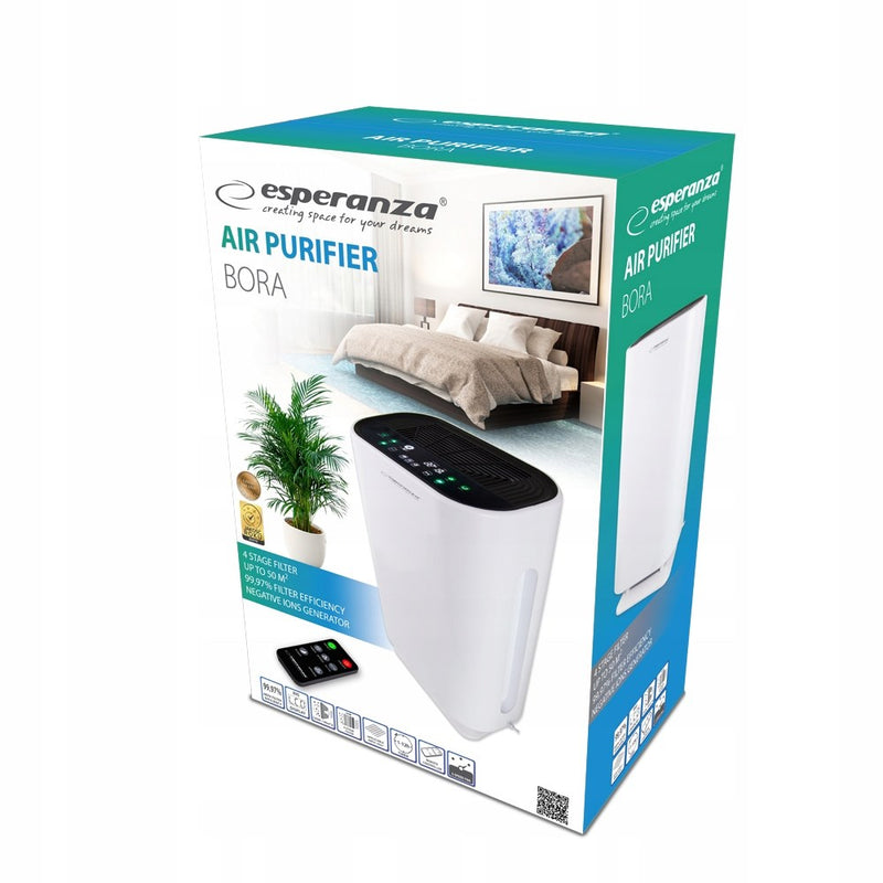 Esperanza EHP003 air purifier 50 m2 50 dB 43 W Black, White