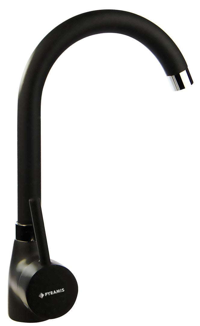 PYRAMIS 090918501 kitchen faucet Black
