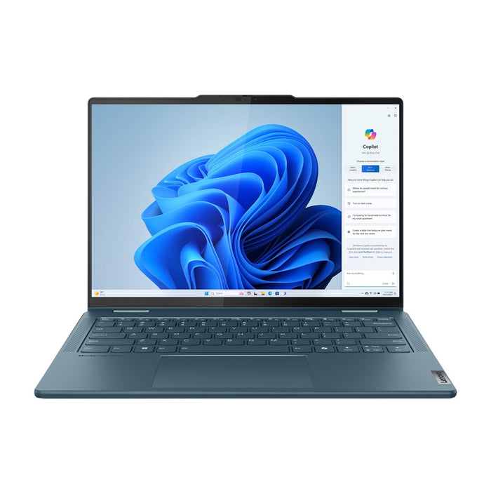 Lenovo Yoga 7 2-in-1 14IML9 Intel Core Ultra 5 125H Hybrid (2-in-1) 35.6 cm (14") Touchscreen WUXGA 16 GB LPDDR5x-SDRAM 512 GB SSD Wi-Fi 6E (802.11ax) Windows 11 Home Teal