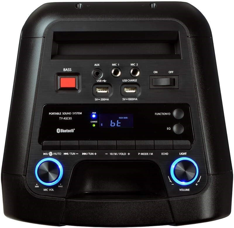 Toshiba TY-ASC66 portable speaker Bluetooth Black