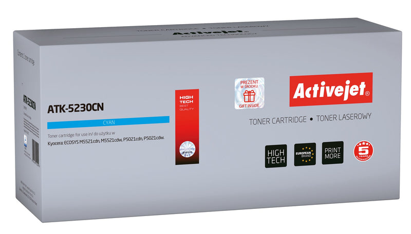Activejet ATK-5230CN Toner (ersetzt Kyocera TK-5230C; Supreme; 2200 Seiten; Cyan)