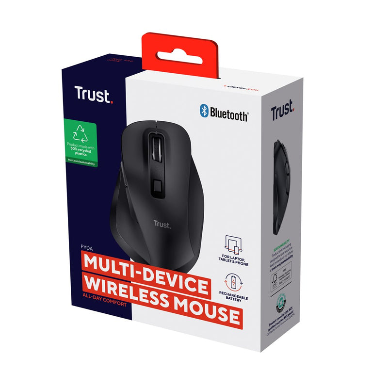 Trust Fyda mouse Office Right-hand RF Wireless + Bluetooth Optical 2400 DPI