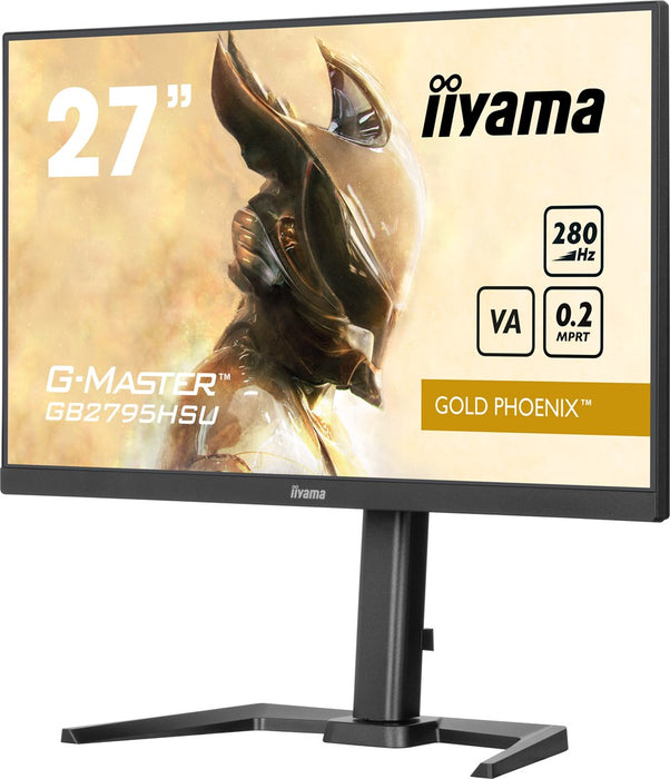 iiyama G-MASTER Gold Phoenix GB2795HSU-B1 - LED monitor - 27" - 1920 x 1080 Full HD (1080p) @ 280 Hz - VA - 300 cd/m² - 4000:1 - HDR10 - 0.2 ms - HDMI