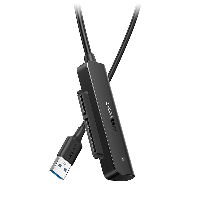 Ugreen adapter converter for 2.5" SATA III 3.0 HDD SSD drive - USB 3.2 Gen 1 (USB 5 Gbps) black (70609 CM321)