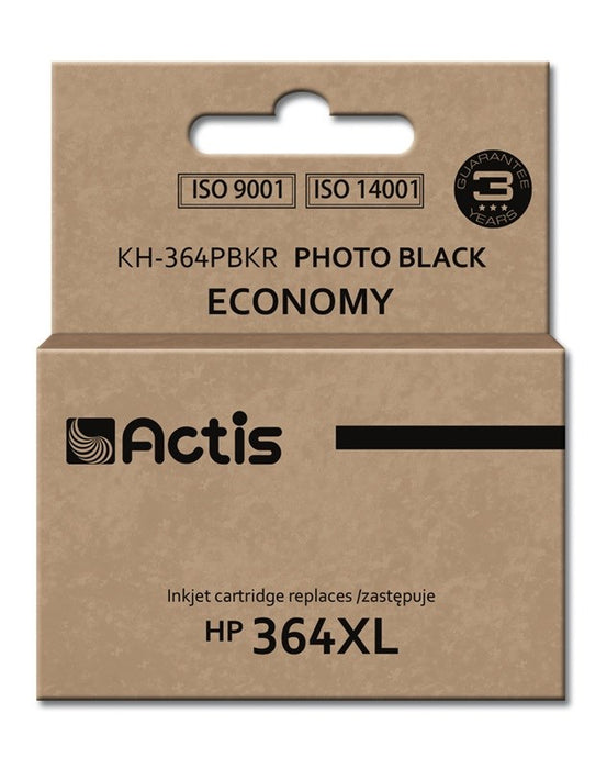 Actis KH-364PBKR Ink Cartridge (replacement for HP 364XL CB322EE; Standard; 12 ml; black, photo)