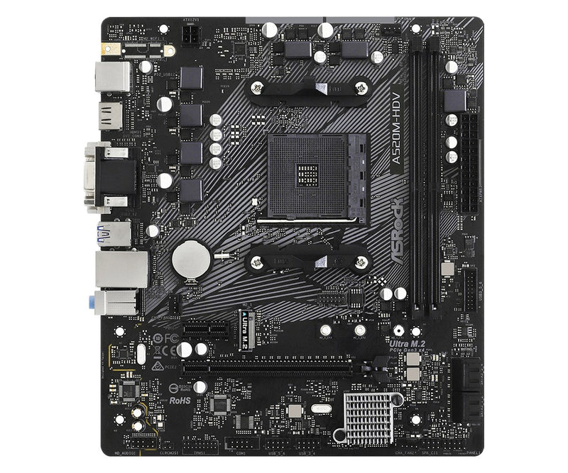 Asrock A520M-HDV Socket AM4 micro  ATX