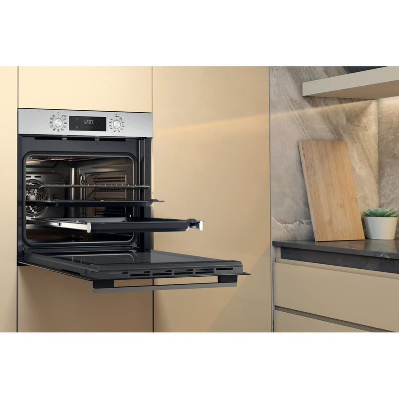 Whirlpool OMK58CU1SX 71 L Black, Stainless steel