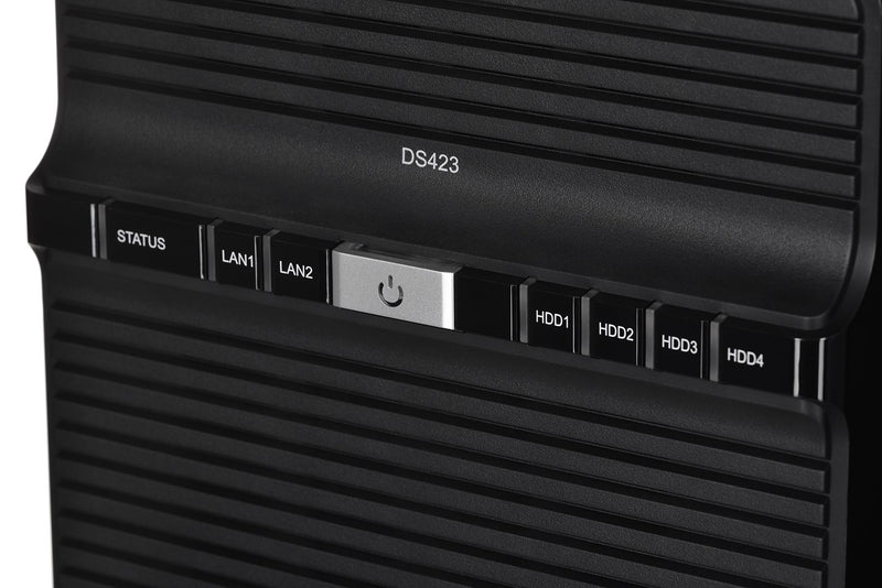 Synology Disk Station DS423 - NAS server - 4 bays - SATA 6Gb/s - RAID JBOD, 0, 1, 5, 6, 10 - RAM 2 GB - Gigabit Ethernet - iSCSI support